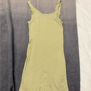 Vince Light Green Favorite Ribbed Tank Top - Size XS - Excellent Condition
